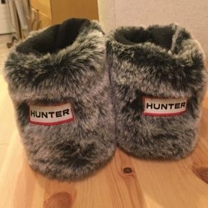 Hunter Women's Faux Fur Cuff Boot Socks